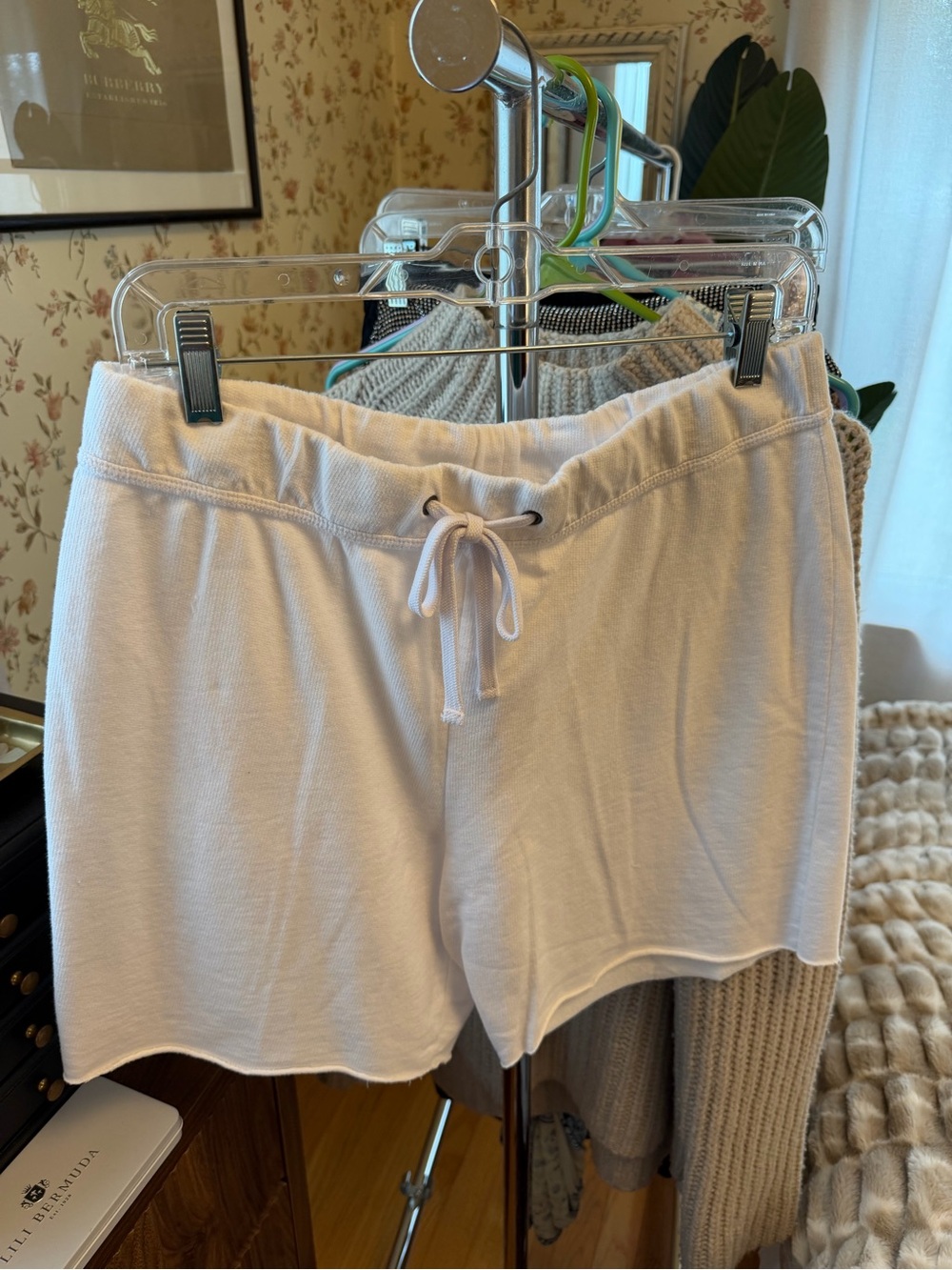 NWT James Perse white shorts sz 2